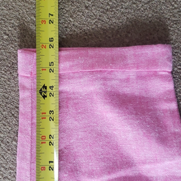 NWT J. Crew Pink Linen Cotton Drawstring Pant - Picture 7 of 9